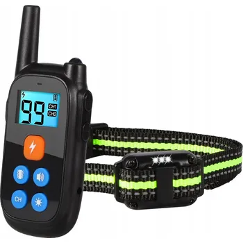 Obojek pro psa INTELIGENTNÍ ELEKTRONICKÝ OBOJEK PRO PSA S VÝCVIKOVOU FUNKCÍ A ZVUKEM, DOSAH 800M