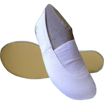 Dětská sálová obuv Taneční cvičky Renata bílé 29