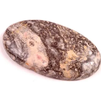Přírodní kámen Kabošon Jaspis Leopard Skin č.6942 (35x20x6mm)