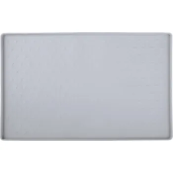 Miska pro psa Silikonová podložka pod misku ZOOFARI šedá 0 l