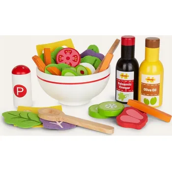 Dřevěná hračka Hračka Bigjigs Toys Salátový set
