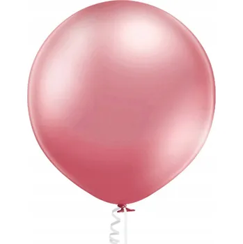 Balónek Balón lesklý Pink/růžová koule 60 cm obří Belbal