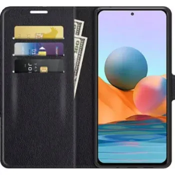 Pouzdro na mobilní telefon Flipové pouzdro Spacecase pro Xiaomi Redmi Note 10 Pro, černé