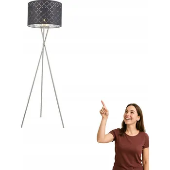 Stojací lampa Stojací lampa Globo Lighting KIDAL E27 60 W černá