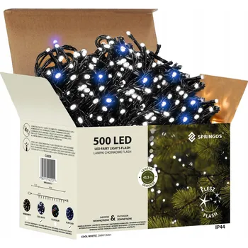 Obraz Vánoční osvětlení na stromeček Springos venkovní 31,5 m 301 - 500 světýlek