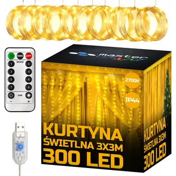 Vánoční dekorace Vánoční osvětlení na stromeček Masterled do interiéru 3 m, 201 - 300 světýlek