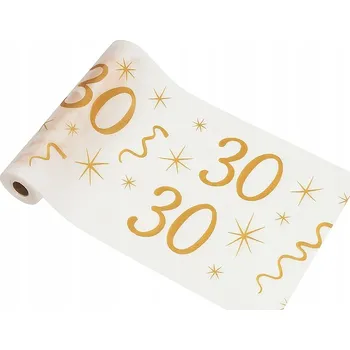 ubrus Dekorace běhoun na stůl k 30. narozeninám oslava 5 m