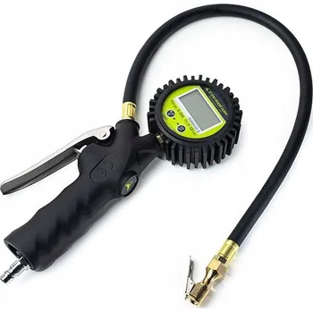 Příslušenství ke kompresoru Pistole na huštění pneumatik s digitálním manometrem, max. 18 BAR