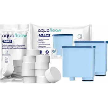 Filtr do kávovaru AquaFloow 2x vodní filtr pro kávovary Philips Saeco + čisticí tablety