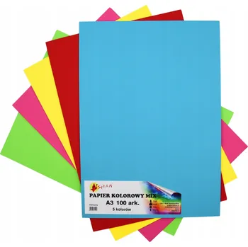Barevný papír Ozdobný papír A3 Shan 80 g/m2, 100 listů