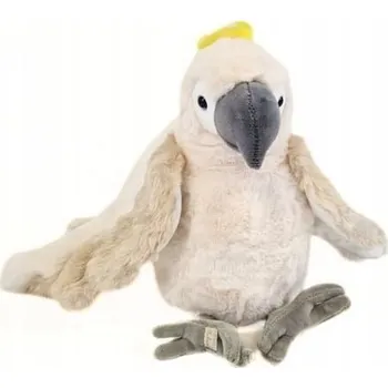 plyšák Bukowski Design papoušek Mango 30 cm bílá