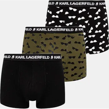 Boxerky Boxerky Karl Lagerfeld 3-pack pánské, černá barva, A1M47083 99E, vel. S