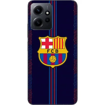 Pouzdro na mobilní telefon POUZDRO PRO XIAOMI REDMI NOTE 12 4G - BARCELONA KLUBY MÍČ
