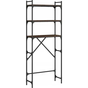 Koupelnový nábytek Regál nad pračku 838983 černý