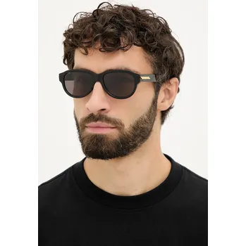 Sluneční brýle Sluneční brýle Bottega Veneta pánské, černá barva, BV1410S 99X, vel. 55