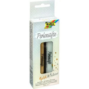 Kancelářské lepidlo Folia Bringmann Pero s efektem perel - 2 ks