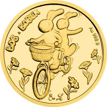 2025 - Zlatá mince Bob a Bobek - Cyklisté - Proof