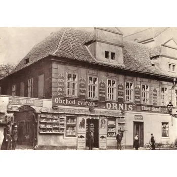 Stará Pohlednice Obchod zvířaty ORNIS kolem roku 1905 RARITA ! (Stará pohlednice)