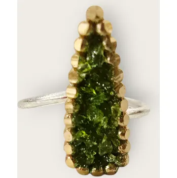 Prsten Tina Kotsoni Prsten Geoda Barva: Zelená