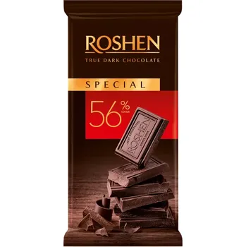 Čokoláda Čokoláda ROSHEN 85 g - hořká 56 % (hořká čokoláda / obsah kakaa 56 %)