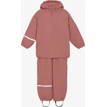 Kojenecká bunda Dětská zateplená nepromokavá souprava do deště CeLaVi - růžová Brick Dust Velikost: 86/92