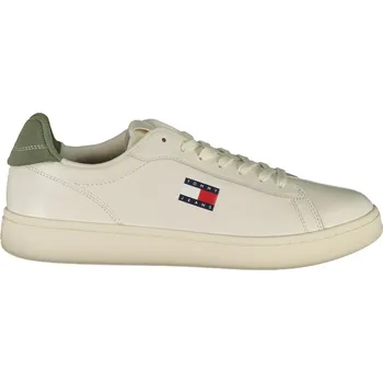 Pánské tenisky Tommy Jeans EM0EM01596 Pánské tenisky bílé/zelené 45