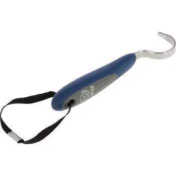 Čištění pro koně Oster háček na kopyta pro koně, ušlechtilá ocel, Modrá