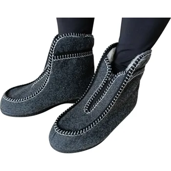 Dámské pantofle Důchodky s merino ovčí vlnou Velikost: 43