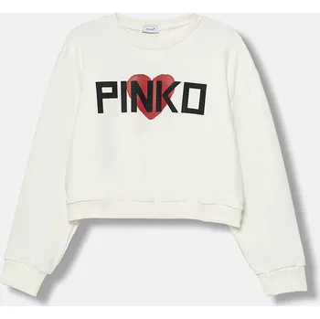Chlapecká mikina Dětská mikina Pinko KFFE023.C.FF013 bílá 00X, vel. 164