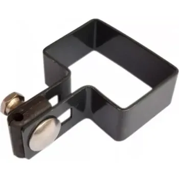 Příslušenství pro plot Příchytka na sloupek 60x40 mm koncová, antracit PROFI717 S11 Naší Montáží (MONTÁŽ A MATERIÁL K MONTÁŽI )