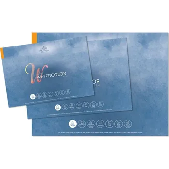 Umělecký papír Phoenix skicák na akvarel 100% bavlna - za studena lisovaný, 24 x 32 cm