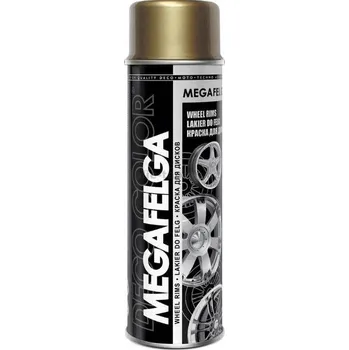 Barva ve spreji Deco Color ® DecoColor, barva ve spreji MEGAFELGA, RAL 0000, 500 ml, zlatá