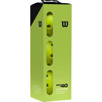 Míčový sport Wilson Max 40 Outdoor Pickle Ball, zelené