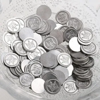 Husitský haléř s korunou (15. století), replika nejmenší české mince