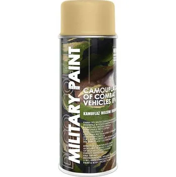 Barva ve spreji Deco Color ® DecoColor, sprej MILITARY PAINT khaki světlé, odstín RAL 1001, 400 ml