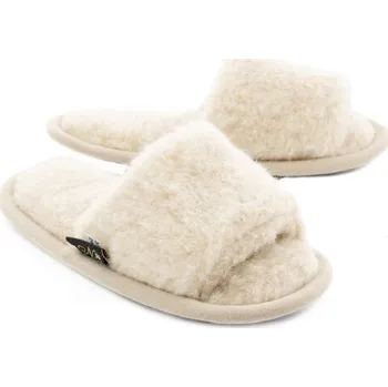 Dámské pantofle Pantofle z kašmíru a ovčí vlny Velikost: 41/42