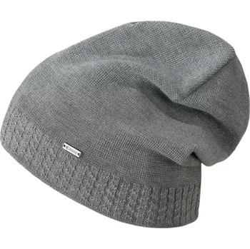 Čepice Kama Pletená merino čepice unisex Barva: šedá