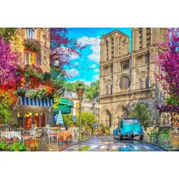 Puzzle Puzzle Bluebird Puzzle Odpoledne u Notre‐Damu, 1000 dílků + k objednávce puzzle zdarma