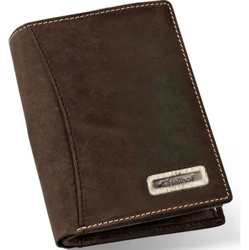 Fellhof Pánská kožená peněženka vertikální bůvolí kůže Barva: tmavě hnědá