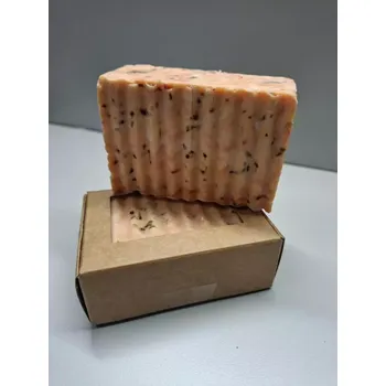 Koupelová kosmetika Mýdlo s rakytníkovým olejem a vločkami