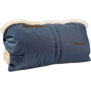 Příslušenství pro přepravu dětí Fellhof Rukávník na kočárek s jehněčí vlnou merino Barva: tmavě modrá
