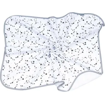 Dětská deka Dvouvrstvá mušelínová deka pro miminko, souhvězdí 80x100 cm