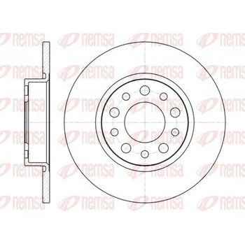 Brzdový kotouč Brzdový kotouč REMSA 6967.00