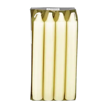 Svíčka RUBIN Stolní svíčky champagne 8 ks