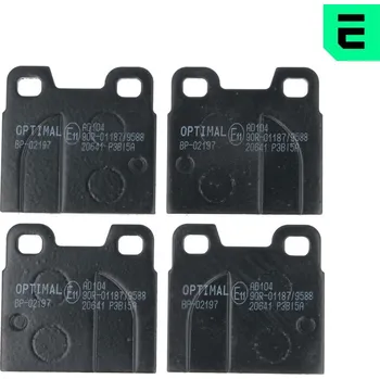 Brzdová destička Sada brzdových destiček, kotoučová brzda OPTIMAL BP-02197