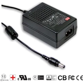 Mean Well GSM25B15-P1J Stolní adaptér Medical 25W