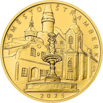 Česká mincovna Městská památková rezervace Štramberk 2025 zlatá mince Standard 15,55 g