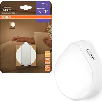 Nástěnné svítidlo Osram - LED Stmívatelné orientační svítidlo do zásuvky LUNETTA LED/0,5W/230V