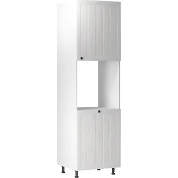 Kuchyňská skříňka Tempo Kondela Potravinová skříňka D60P, bílá / sosna andersen, pravá, PROVANCE