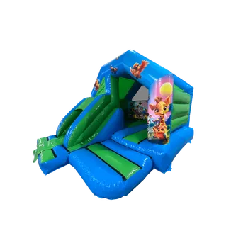 Skákací hrad Skákací Hrad Kombo Light 4,6 X 3,7m | Česká certifikace | 2 letá záruka TÉMATIKA: Jungle